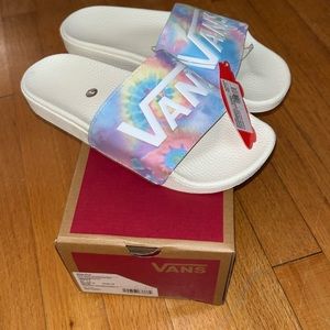Brand new Ti-dye Vans slippers